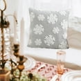 thumbnail image 6 of Wzzjkit Christmas Pillow Covers 18x18, Christmas Snowflake and Tree Winter Decorative Throw Pillow Cases, Holiday Xmas Lumbar Cushion Covers for Couch Living Room (Without Core), 6 of 7