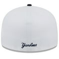 thumbnail image 4 of Men's New Era White/Navy New York Yankees State 59FIFTY Fitted Hat, 4 of 6