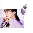 thumbnail image 6 of Heart-shaped Bluetooth Headset,In-Ear Waterproof Wireless Bluetooth Noise Cancelling Headset,Good Gift for Women,Headset for iPhone/Android Smartphone,Purple, 6 of 9