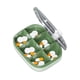 thumbnail image 3 of Caja de pastillas Toystoory Contenedores de viaje portátiles verde seis celdas, 3 of 6