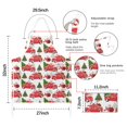 thumbnail image 7 of Red Christmas Car Apron-Garden Aprons for Women with Pockets-Cotton Linen Waterproof Kitchen Cooking Gardening Aprons Adjustable for Kitchen,Cooking,BBQ and Salon 32"x27", 7 of 7