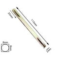 thumbnail image 1 of 85-130mm Square Spindle 8mm Galvanised Door Window Handle Iron Square Pin Square Rod Lock Core Square Rod Door Lock Accessories, 1 of 12