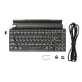 thumbnail image 2 of Retro Typewriter, Removable Adjustable Brightness Typewriter Keyboard Punk Keycap  for Family for School, 2 of 7