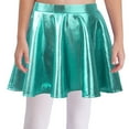 thumbnail image 3 of Sholeno Kids Girls Hip-hop Jazz Dance Outfits Long Sleeve Crop Hoodies Vest And Shiny Ruffled Skirt Light Green 12, 3 of 5