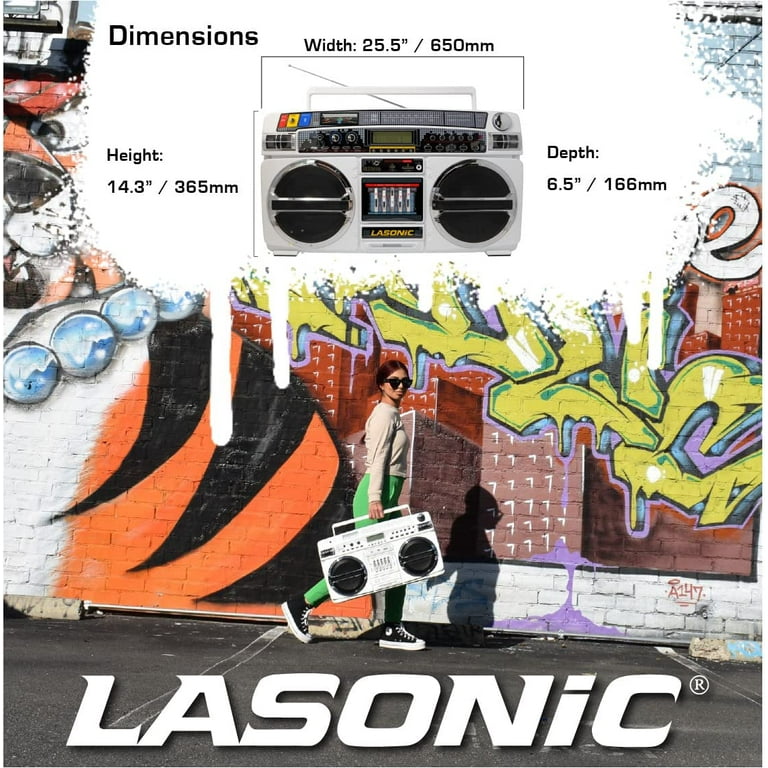 Lasonic sales bluetooth boombox