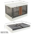 thumbnail image 6 of Home-Complete Collapsible Plastic Storage Bin with Lid - 8.4Gal Capacity Organizer for Adult, 6 of 6