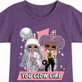 thumbnail image 3 of LOL OMG - Winter Dolls - You Glow Girl - Toddler & Youth Girls Short Sleeve Graphic T-Shirt, 3 of 5