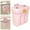 Pink, variant on ZOURIH 15L Kitchen Compost Bin for Countertop or Under Sink - Hanging Small Trash Can with Lid for Cupboard/Bathroom/Bedroom/office/Camping, Mountable Indoor Compost Bucket,White