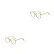 thumbnail image 4 of Minnieouse Gafas TR90, gafas antiazules, cuidado de la visión del teléfono móvil, gafas decorativas para la salud sin sangría, amarillo claro Marco amarillo claro 2Conjunto, 4 of 6