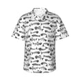 thumbnail image 2 of Picia Fish Bones Gentle Cotton Regular Fit Short Sleeve Casual Hawaiian Shirt for Men-3X-Large, 2 of 9