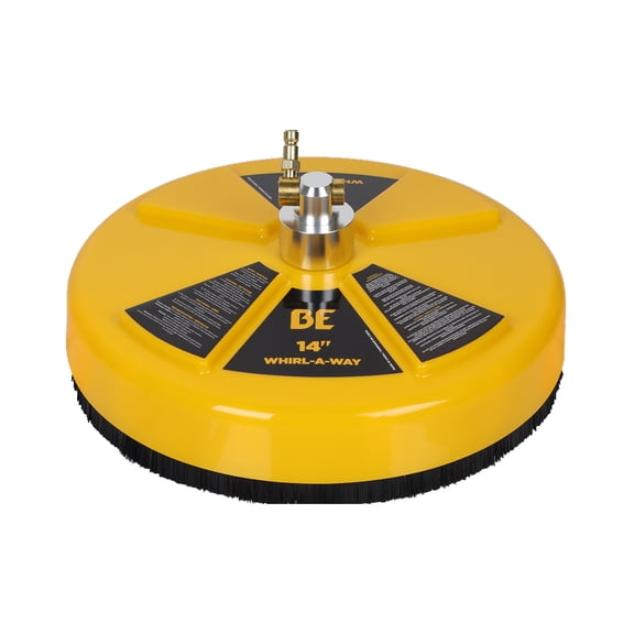 BE Power Equipment 14" Whirl-A-Way Commercial Pressure Washer Surface Cleaner