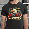 thumbnail image 4 of 250th Anniversary United States T Shirt 1776 2026, Patriotic Eagle American Flag Shirt, Independence Freedom Pride Tee, USA 250 Years Celebration Gift, 4 of 6