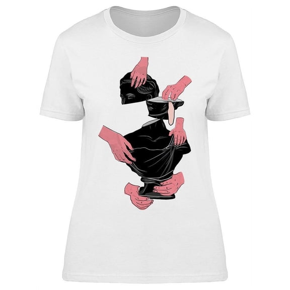 Sculpture Modern Hands T-Shirt Women -Image by Shutterstock, Female XX-Large