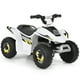 thumbnail image 1 of Costway 6V niños Quad eléctrico ATV 4 ruedas paseo en juguete niños pequeños adelante y atrás blanco, 1 of 3