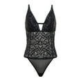 thumbnail image 5 of Adored by Adore Me Micro and Lace Unlined Evalynn Bodysuit, Sizes S-3X, 5 of 8