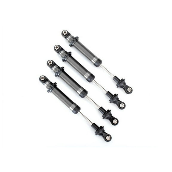 Traxxas 8160 Shocks, GTS, Silver Aluminum (Assembled without Springs) (4)