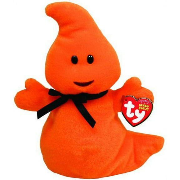 Ty Beanie Baby Haunt - Orange ghost