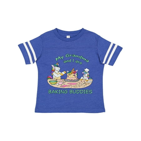 

Inktastic My Grandma and I Are Baking Buddies Gift Toddler Boy or Toddler Girl T-Shirt
