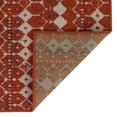 thumbnail image 5 of Unique Loom Outdoor Trellis Collection Area Rug - Cardak (5' 3" x 8' Rectangle Rust Red/Navy Blue), 5 of 8