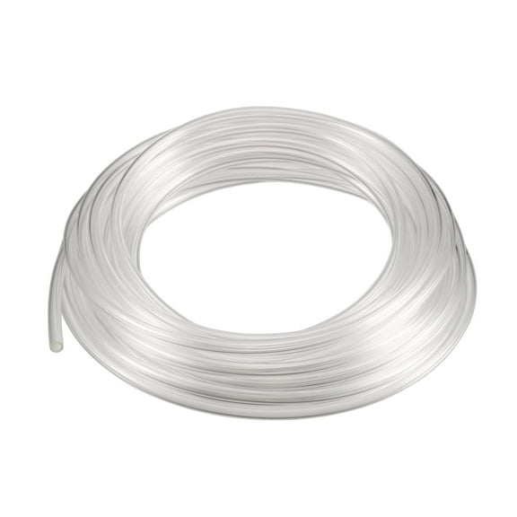 4mm x 2.5mm Polyurethane Pneumatic PU Air Tube Tubing Pipe Clear White 6M Long