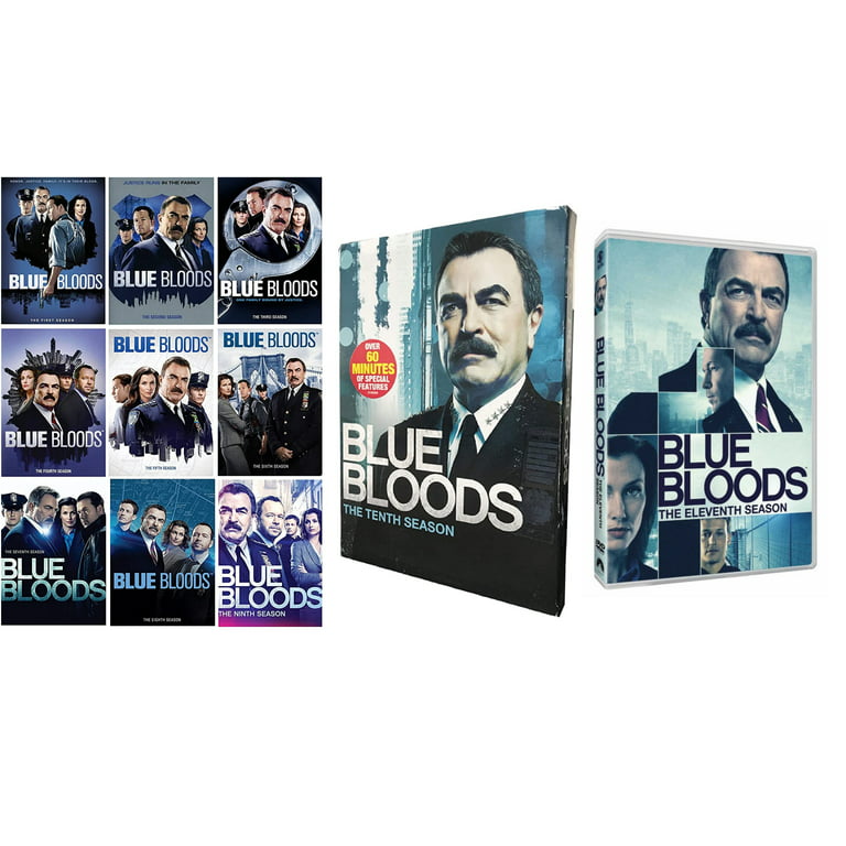 Blue Bloods Season 1-11 Complete Series DVD + Free Bonus Power 5 DVD