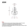 thumbnail image 1 of Aluminum Weld on Fittting Bung Nut Valve Cover Catch Can High Quality AN3 AN4 AN6 AN8 AN10 AN12 AN16 AN20~1340, 1 of 1