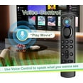 thumbnail image 4 of UniVerse  Replacement Remote Control for AMZ Fire Smart TV Stick, Compatible with Insignia/Pioneer, Voice FireStick Remote for Stick(2nd Gen/3rd Gen/4K/Lite/4K Max)& Cube, 4 of 16