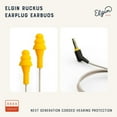 Ruckus Earplug Earbuds OSHA Compliant Noise Reduction inEar