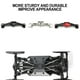 thumbnail image 3 of Ounissouiy RCGOFFLOW aleación de aluminio CNC mejora del eje trasero mejora el eje trasero Rc para 1/18 Rc eje trasero Axial UTB18 RC pieza de Kits de construcción modelo Plata, 3 of 6