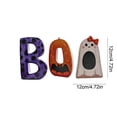 thumbnail image 2 of 3 Pack Seasonal Halloween Tiered Tray Signs, Spooky Ghost Letter Wooden Tabletop Decor, Vintage Fall Rustic Centerpiece Ornaments, Practical Festive Decor for Home Kitchen Countertops, 2 of 5