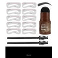 thumbnail image 1 of Waterproof Eyebrow Stamp Shaping Kit Eye Brow Power Stencils Definer Makeup Set, 1 of 14
