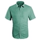 thumbnail image 1 of Camisa con bolsillo en el pecho, camisa de manga corta con botones y cuello vuelto para hombre, color liso, de primera calidad, 1 of 2