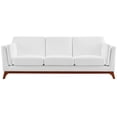 thumbnail image 3 of Sofa Couch, White, Fabric, Mid Century Living Lounge Cafe Lobby Hospitality Restaurant, Modern Contemporary HB33197, 3 of 5