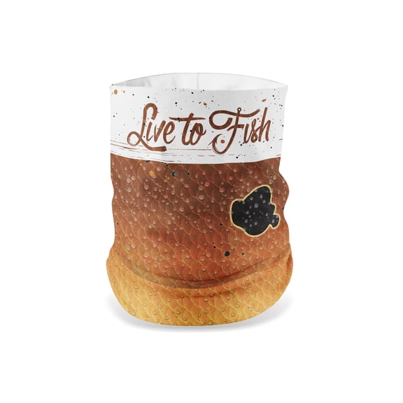 Redfish Skin UPF 50  Performance Neck Gaiter | Live to Fish