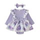 thumbnail image 1 of Gibobby Ropa Para Bebe con estampado de flores de manga larga de invierno para niñas pequeñas, mono recién nacido con diademas para niños, ropa(Morado, 80.00), 1 of 5