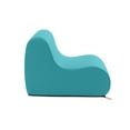 thumbnail image 6 of Jaxx Midtown Small Classroom Soft Foam Chair - Premium Vinyl Cover, Turquoise, 6 of 7