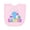 AD-Pink, variant on Inktastic My 1st Easter One with Bunny Ears and Tail Newborn Bib