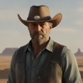 thumbnail image 6 of Slccxzc Rustic Distressed Cowboy Hat, Retro Wide Brim Western Headwear for Outdoor Activities, 6 of 7