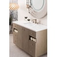 thumbnail image 3 of James Martin Furniture 960-V48-SAP-3EJP 48 in. Seaside Silver Apricot Single Bathroom Vanity with 3 cm Eternal Jasmine Pearl Quartz Top & Sink, 3 of 4