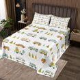 thumbnail image 2 of Erosebridal Happy Camping Coverlet Set King,Camper RV Car Bedding Set,Kids Room Decorative,3-Piece, 2 of 5