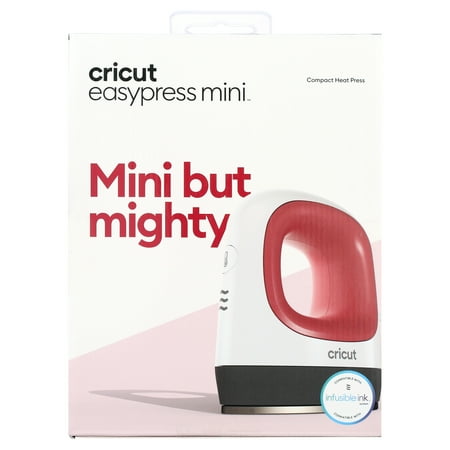 Cricut EasyPress Mini, Raspberry - Compact Handheld Heat Press Machine