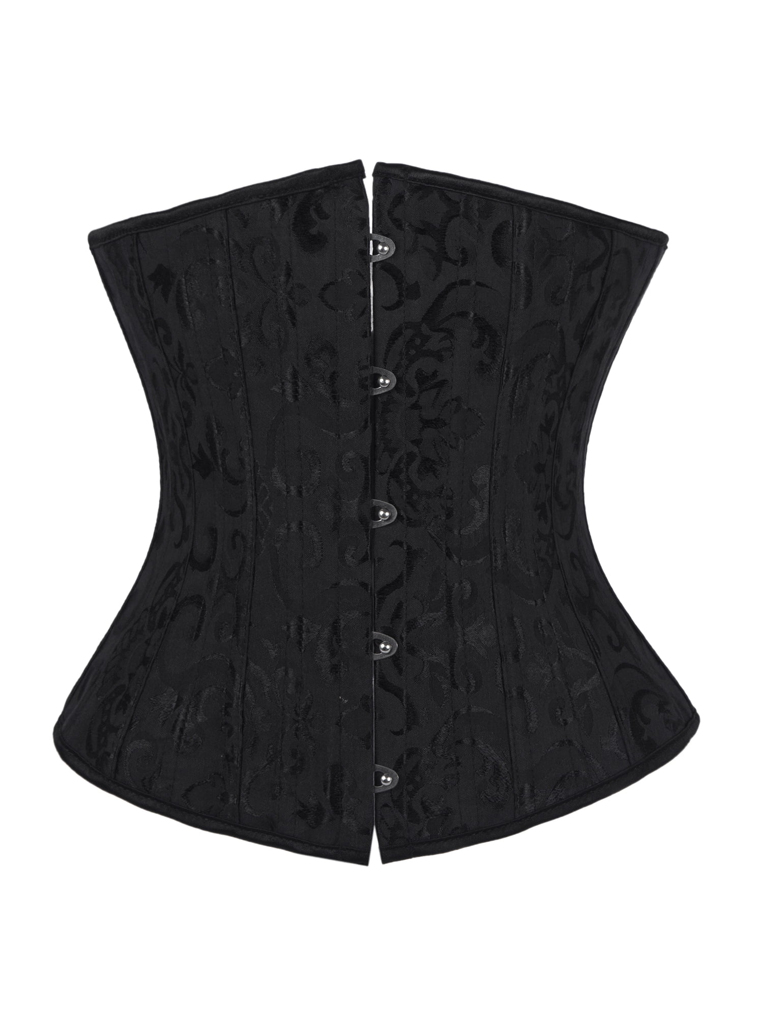 Long Line Expert Waist Training Underbust Corset Black