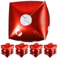 thumbnail image 1 of 5 globos cúbicos de aluminio con forma de dados para decoración de fiestas temáticas de casino, 1 of 8