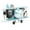 Sky Blue, variant on YAHHU Airplane Flip Clock, 12-Hour Retro Battery Powered Auto Flip Down Desk Clock, Novelty Tabletop Clock for Living Room, Bedroom, Study, and Office Decor, Vibrant Orange (8.46 inches / 21.5 cm)