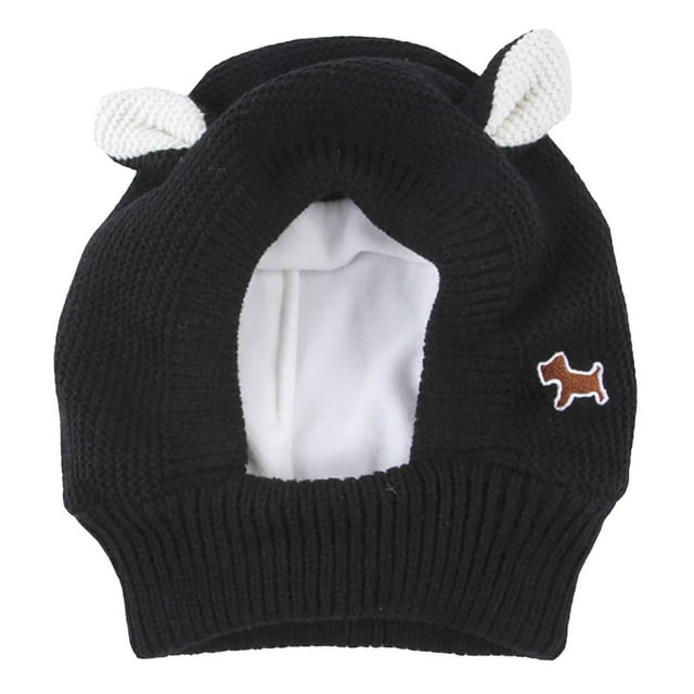 Autumn And Winter Rabbit Ears Plus Velvet Knitting Large Dogs Golden Hair Warm Windproof Hat Pet Head Cover Pet Cakes Thing 1 And Thing 2 Dog Shirts Dog French Fry Birthday Cake Dog Dog Hats for
