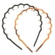 thumbnail image 1 of 2 uds aros de plástico para el cabello cabeza dentada aros antideslizantes para el cabello bandas para el cabello que combinan con todo decoración del cabello, 1 of 7