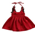 thumbnail image 3 of Robe d'Été Mignonne pour Bébé Fille Sans Manches à Fleurs pour Fête et Mariage, 3 of 5