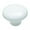 White, variant on 1.5 in. dia. Allison Round Furniture Knob - White 1 in. Projection