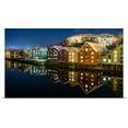 thumbnail image 1 of Great BIG Canvas Gunnar Kopperud Poster Print entitled The Old Wharves Along Nidelva In Trondheim, 1 of 2