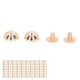 thumbnail image 1 of Leather Rivets Kit,8mm 100 Sets Leather Mushroom Rivets Mushroom Rivet Studs Unmatched Quality, 1 of 8